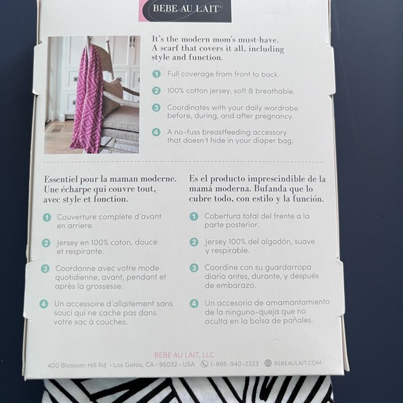 Two-in-one nursing scarf - Picture 2 of 2